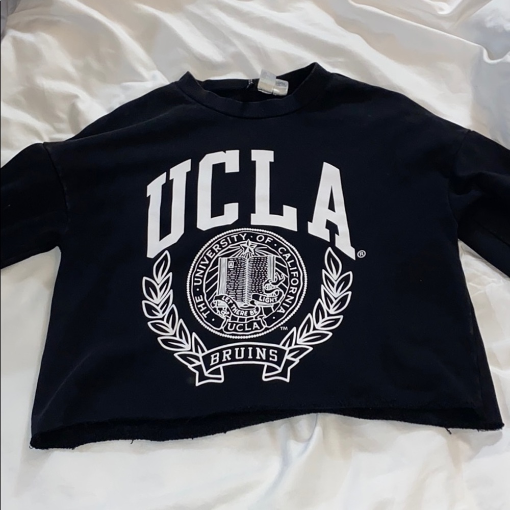 ucla cropped sweatshirt